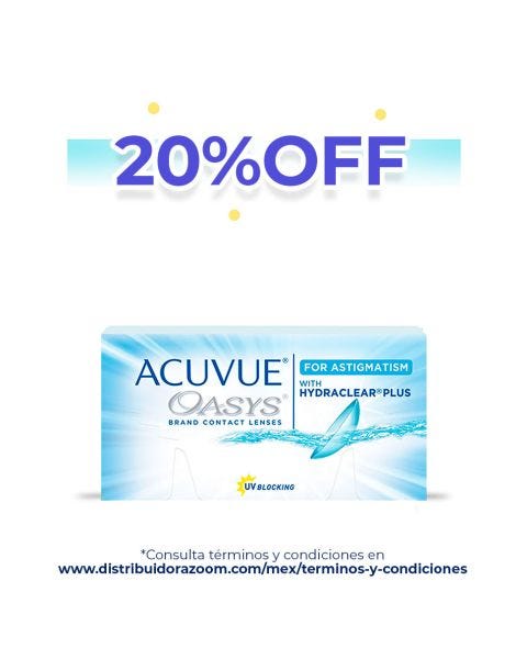 Acuvue Oasys para Astigmatismo con HydraClear Plus