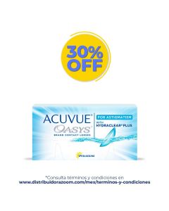 Acuvue Oasys para Astigmatismo con HydraClear Plus