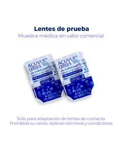 Lentes de prueba Acuvue Oasys para Astigmatismo con HydraClear Plus